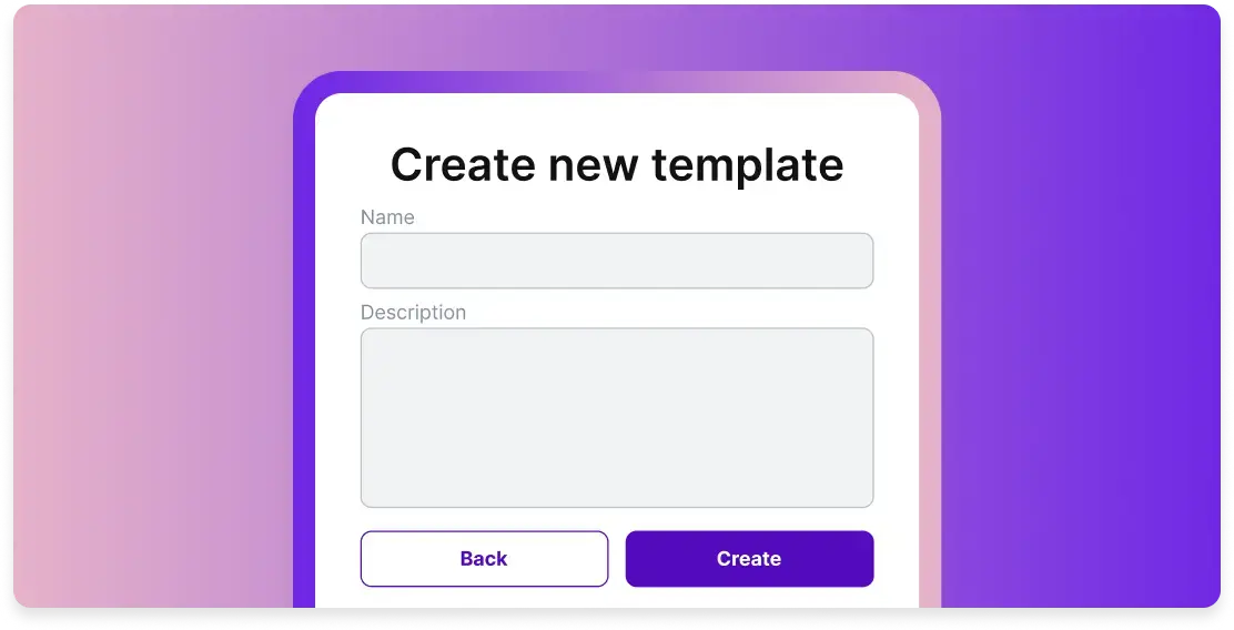 Create Templates for Recurring Tasks