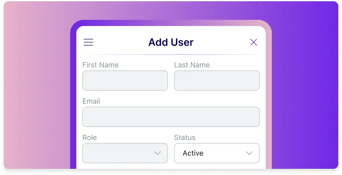 Manual Entry or CSV Import